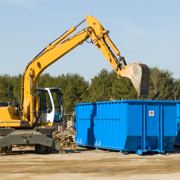 are there any restrictions on where a residential dumpster can be placed in Sparrow Bush NY